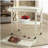 Retro White Dining Table Side Cabinet