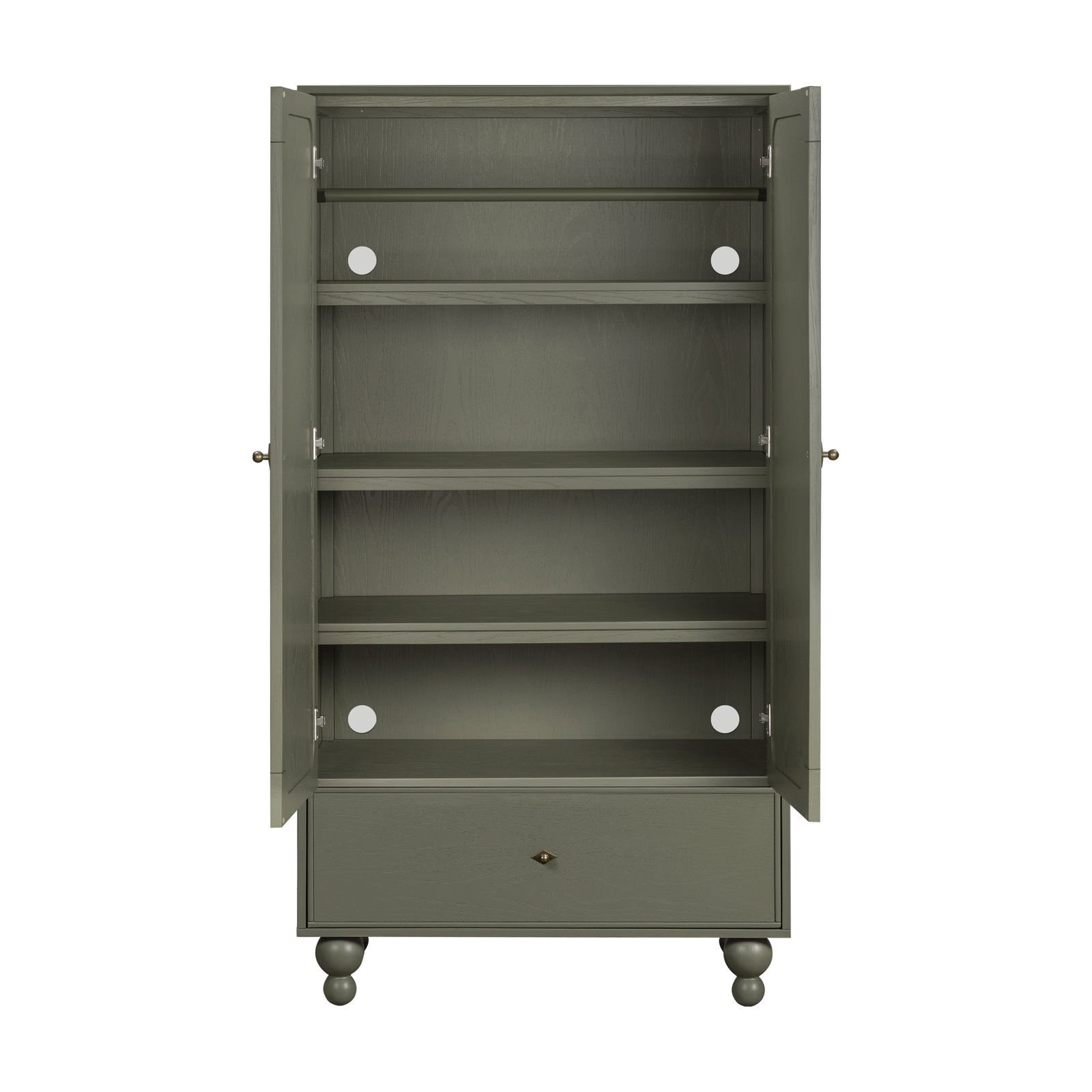 Astre Assembled Armoire by Nate Berkus, Archival Elm