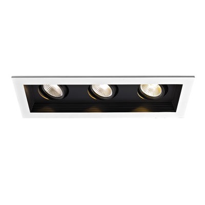 Mini ensemble d’éclairage del encastré à 3 lumières 3,5 po mini