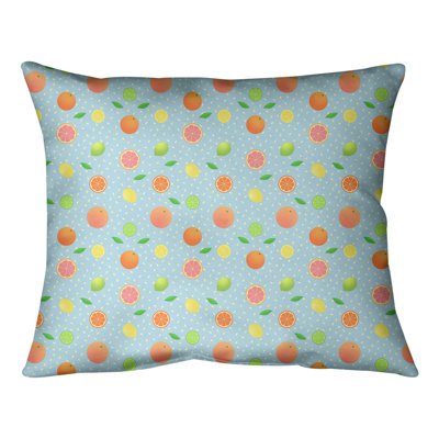 Katelyn Elizabeth Citrus Fruit Lumbar Pillow