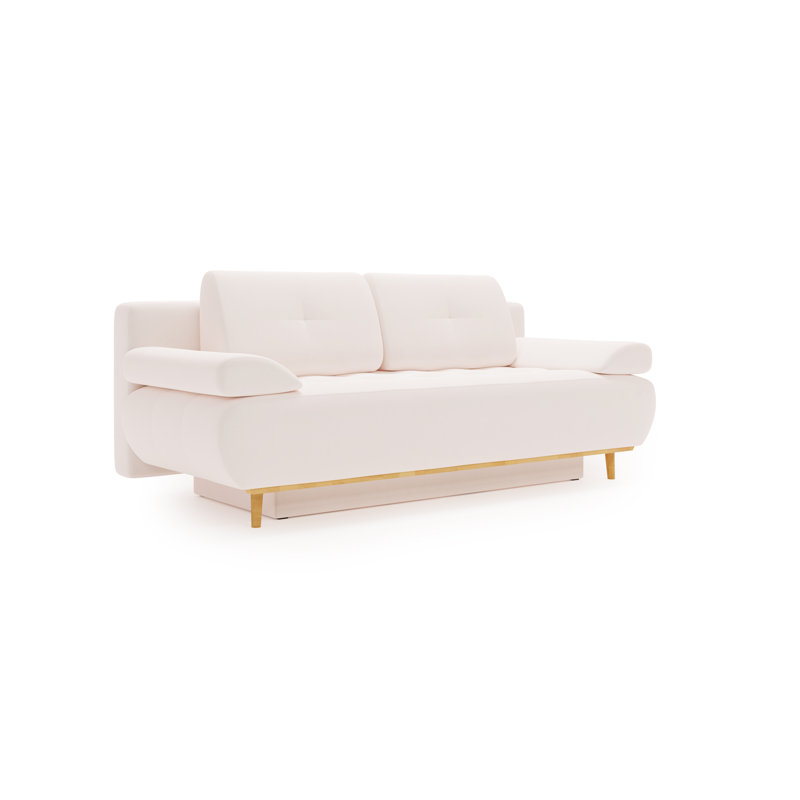 Taneya 2 Seater Sofa Bed, White
