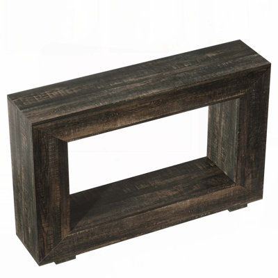 Farmhouse Console Table with Storage,Open Shelf