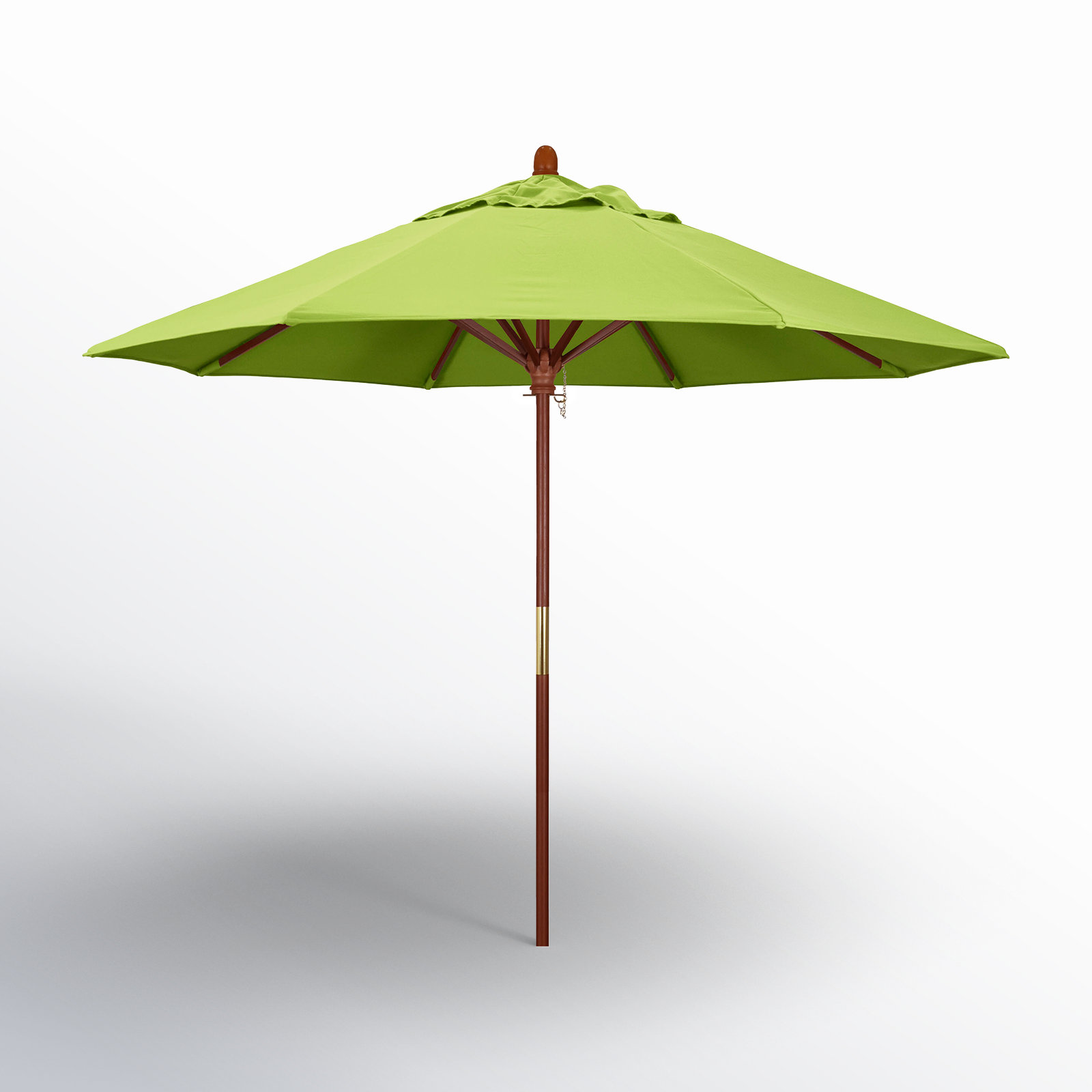 Manford 108'' Sunbrella® Outdoor Umbrella, Canvas Parrot Sunbrella® Canvas