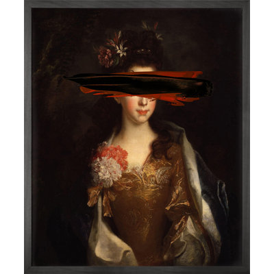 Black Mark by Young And Battaglia - Single Picture Frame Print on Canvas