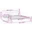 Lit en similicuir brun vidaXL vidaXL 200x200 cm-308404517-308404515