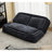 71" W Large Human Sized Dog Bed Lazy Sofa ,Loveseat Extra Large Floor Couch,Can sit or lie down,2-in-1,5 Adjustable Position, Plump Pillow,2 Seat For People Adults And Pets-2064985295
