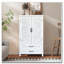 Armoire de rangement blanche 27 po
