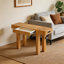 Console rustique minimaliste avec tiroir caché, prise de courant latérale, table d'entrée en bois pour les entrées, les salons et les bureaux à domicile-736183508