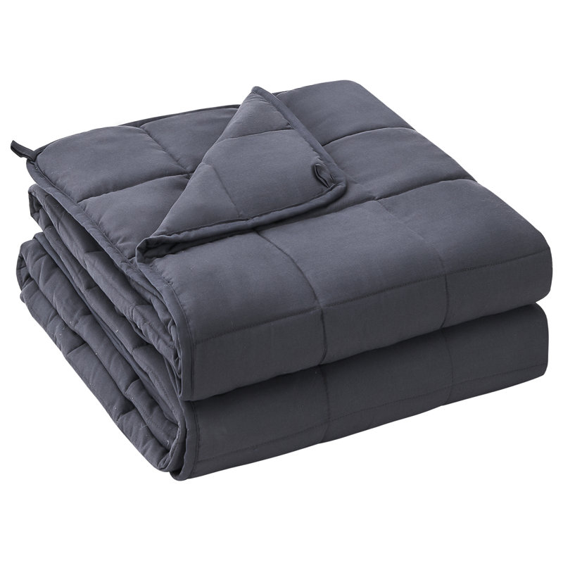 Jeté matelassé Luxury, Gris, L 60 po x L 80 po, 20 lb
