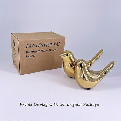 Ornements décoratifs de fantaisie de style moderne, petits oiseaux, décorations de fantaisie pour le salon, la chambre à coucher, le bureau, les armoires