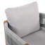 Ensemble de 2 chaises d'extérieur en bois d'acacia avec poignées en corde, coussins lavables et imperméables, capacité de 400 lb-1124723404-1124723407
