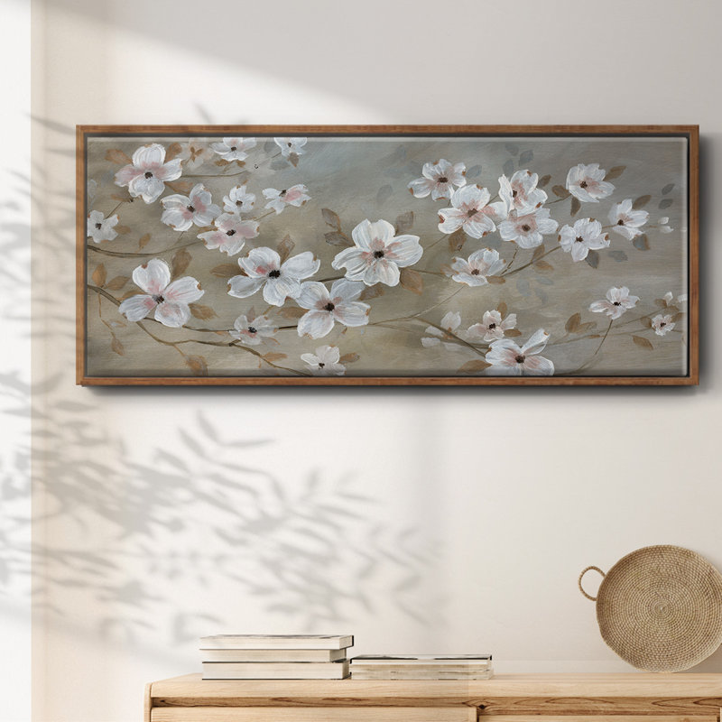 Dogwood Dream - toile encadrée, H 20 po x l 50 po
