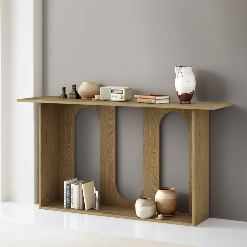 Table d'appoint 60 po pour salon d'entrée, Naturel