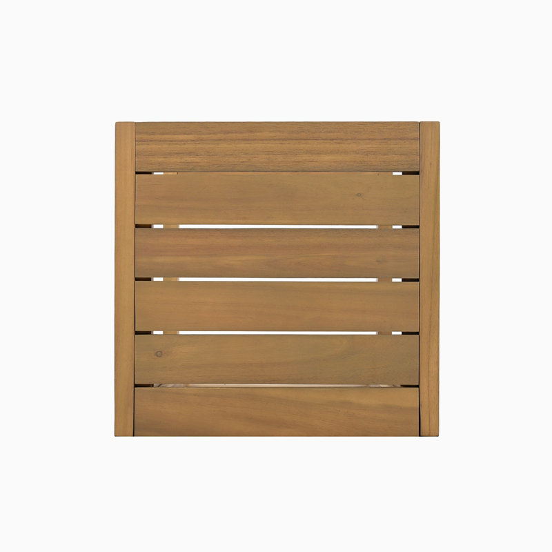 C-Shape End Table  Brown