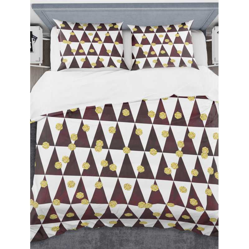  Ensemble de housse de couette II Mid-Century II, Housse de couette très grand et 2 taies