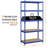 Lundys 5 Tiers Adjustable Metal Storage Shelving Heavy Duty Boltless Display-813148151