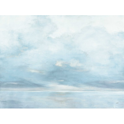 «Glint On The Horizon Blue» par Julia Purinton - impression sur toile tendue