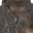 Kalyse Resin Garden Statuary with Solar LED Crackled Glass Ball - 7" Bronze Metallic Finish for Home and Garden Decoration