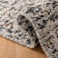 Tapis abstrait gris en laine / coton tissé à la main Leo Natura-14551015