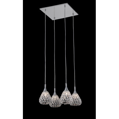 4 - Light Chrome Cluster Pendant