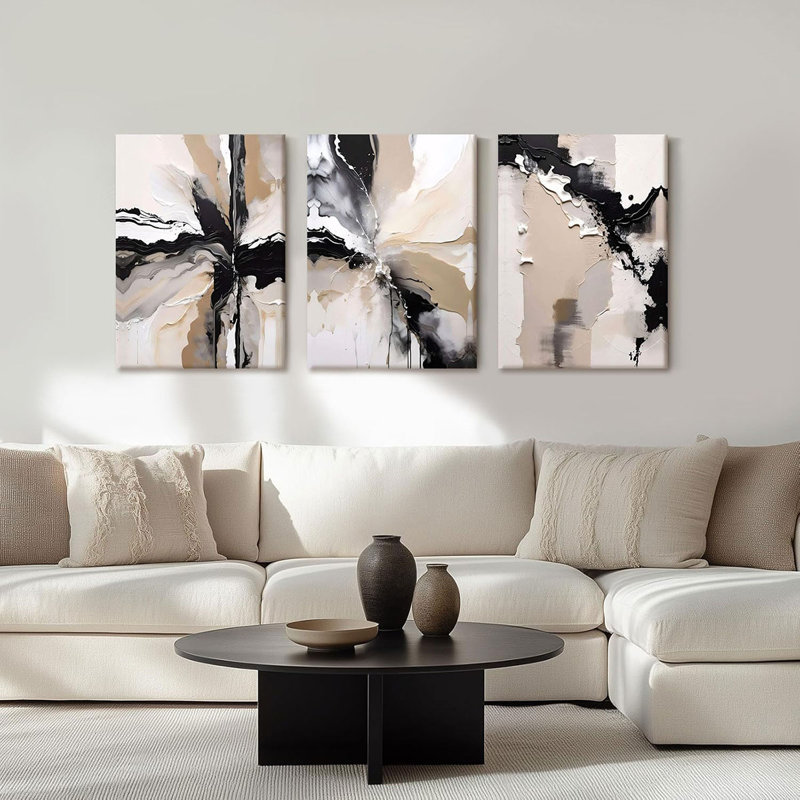 3 Piece Wrapped Canvas Print, 40 cm H x 30 cm W
