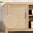 Rattan TV Stand for 75inch, Natural Oak Entertainment Center with 2-Tier Storage, Boho Wooden TV-22341385