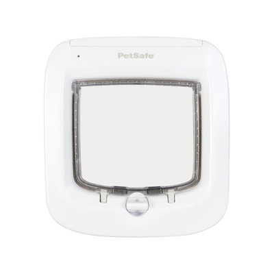 Porte pour chat PetSafe Microchip, blanc