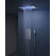 Thermostatic LED Rainfall Shower System, Ceiling Mounted Waterfall Showerhead with Handheld Spray-82331476
