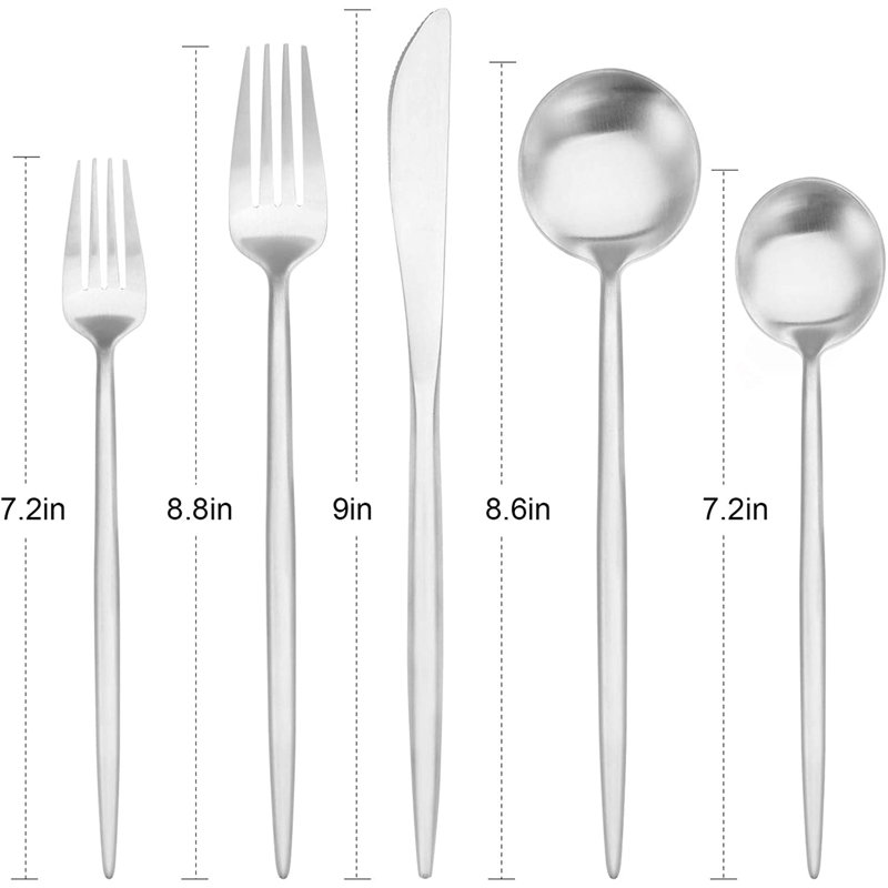 Latitude Run® Stainless Steel Flatware Set - Service for 4