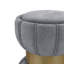 Repose-pieds rond rembourré Sora-355855804