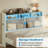 Sharelle Upholstered Storage Bed With Headboard, Charging Station And LED Lights-1975602786