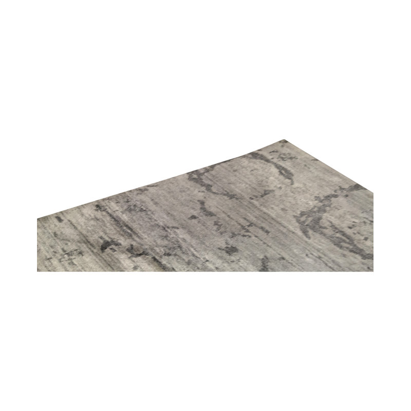 Tapis argenté et beige noué à la main de haute qualité