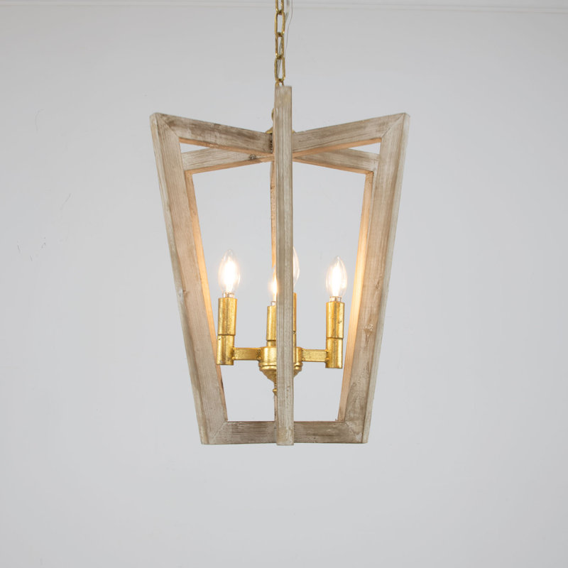 Lea 4 - Light Chandelier, Brown