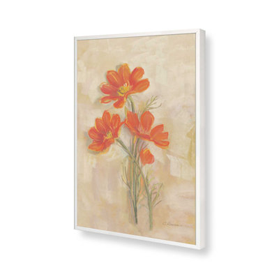 Reproduction d'art sur toile «Spices Orange Cosmos» par Carol Rowan