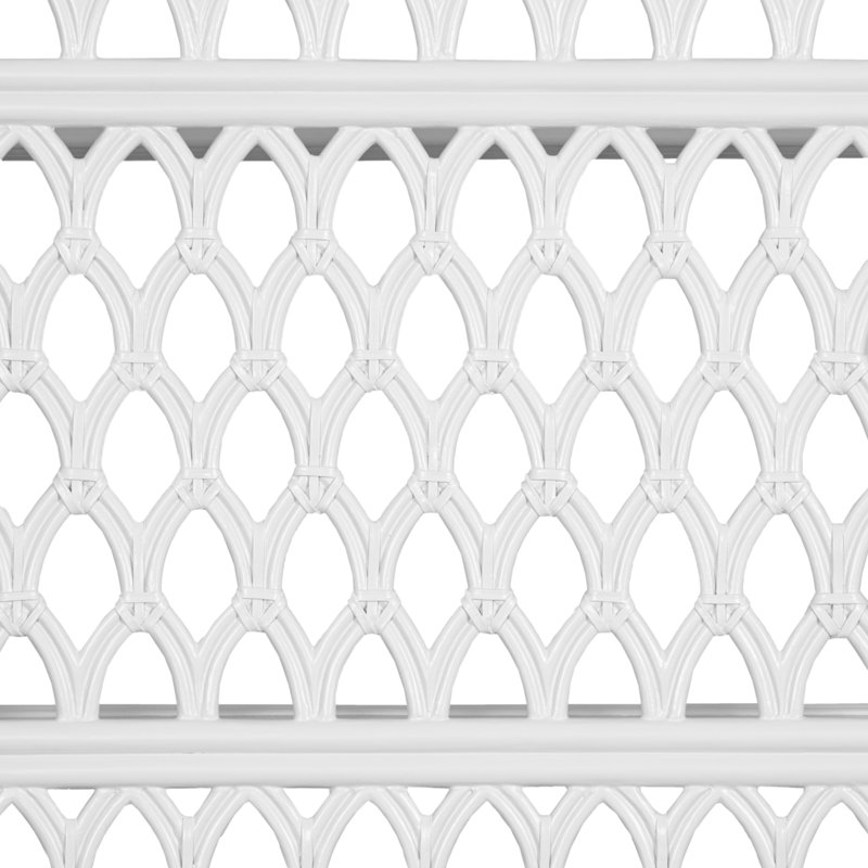 Casablanca Solid Wood Bookcase, Bright White