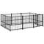 Eamon 100cm H Steel Kennel With Door-853970124