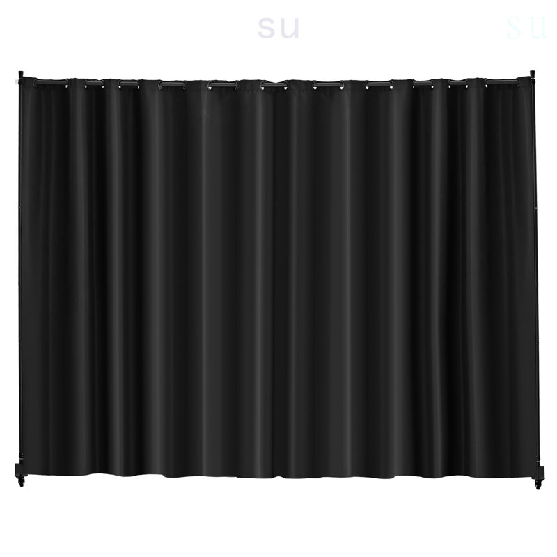 Paravent, diviseur de pièce à panneau portatif 96 x 120 pouces avec roulettes, écran d'intimité pour bureau, chambre à coucher, salle à manger, bureau