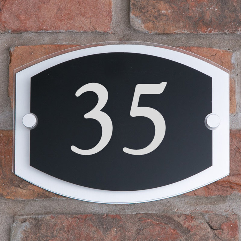 Sigfried 15cm H Plastic House Number, 35