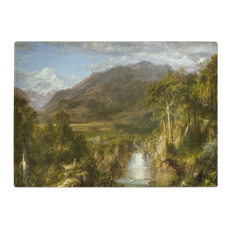 The Heart of the Andes by Frederic Edwin Church Chopping Board, 20cm W x 28.5cm L