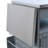 40.5" Outdoor Grill Cart With Stainless Steel Top, Solid Wood Outdoor Storage Cabinet With Drop Leaf, One Drawer, Towel Rack, Rolling Kitchen Cart With Lockable Wheels For Lawn Garden, Blue Grey-341787553