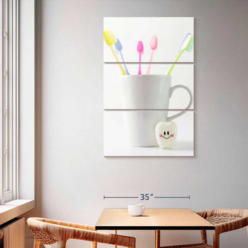 Alcaraz Toothbrush Mug, 65" H x 42" W
