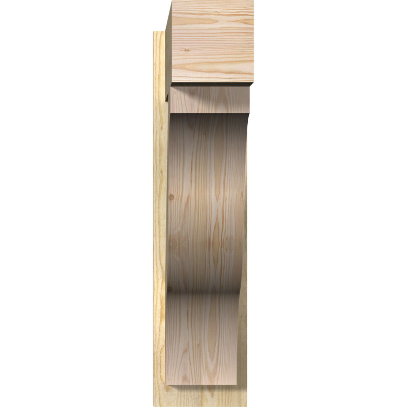 H 8 po x l 8 po x P 32 po x H 32 po Funston, 8" W Douglas Fir (Rough Sawn), P 32 po x H 32 po