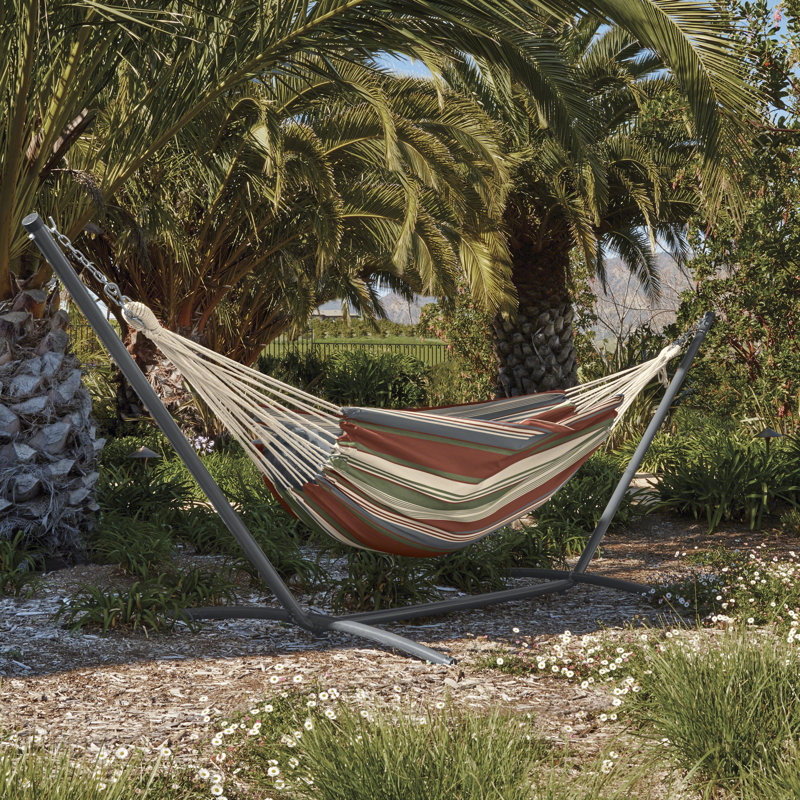 Ayvion 2 Person Classic Hammock with Stand, Henna Red