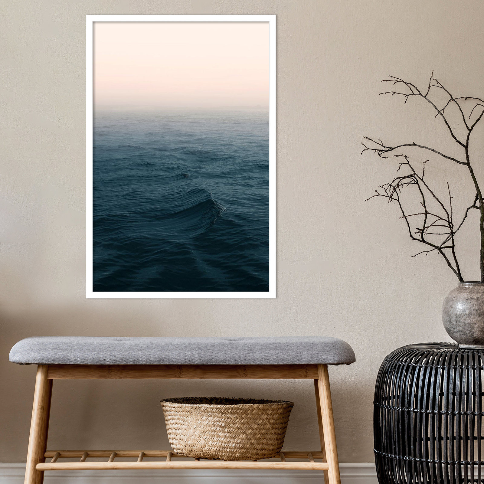 Ocean 5 Photo Print by Ian Winstanley, White, 22" W x 33" H