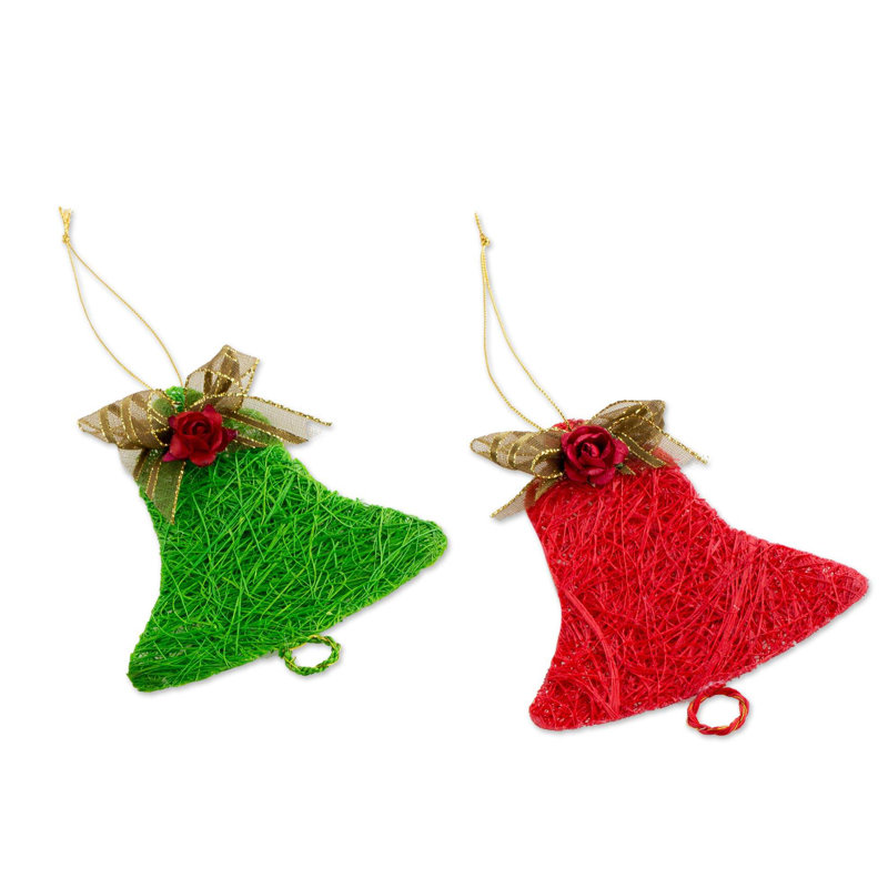 Joyous Bells Natural Fiber Ornaments