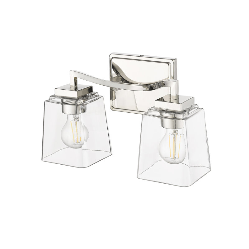 Schlater 2 - Light Dimmable Bathroom Vanity Light, Polished Nickel