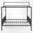 Metal Canopy Bed With Removable Fence-960637789-960637788