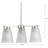 Three-Light Transitional Chandelier-281667040
