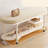 Kiian Cotton Blend Upholstered Storage Bench