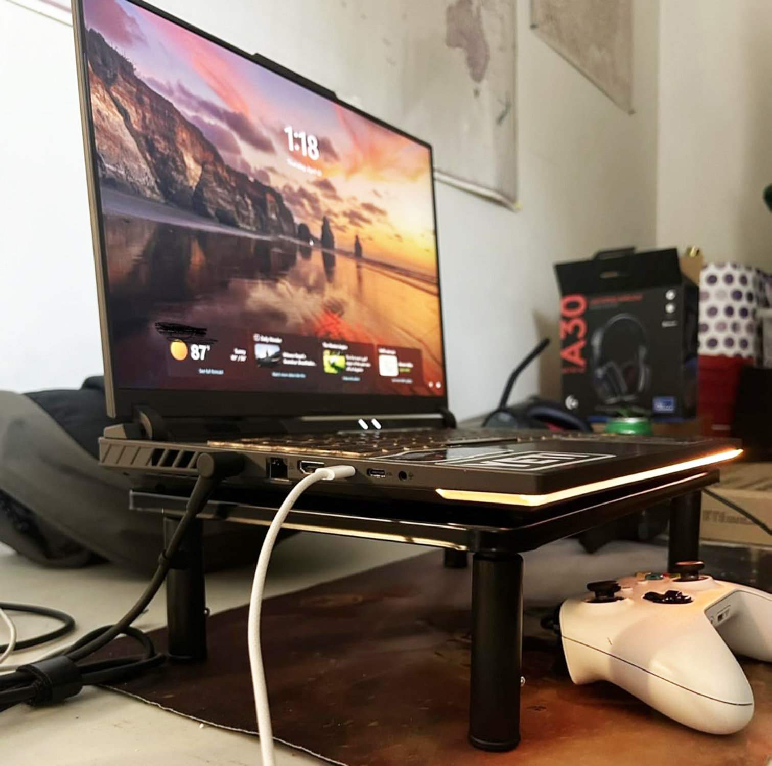 Inbox Zero 3-Height Adjustable Monitor Stand Riser – Ventilated Steel ...